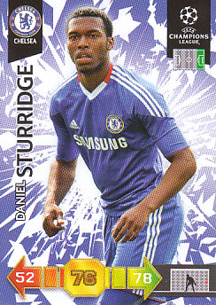 Daniel Sturridge Chelsea 2010/11 Panini Adrenalyn XL CL #106