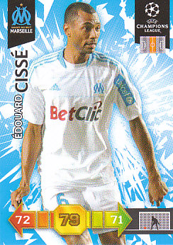 Edouard Cisse Olympique Marseille 2010/11 Panini Adrenalyn XL CL #182