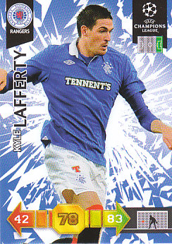 Kyle Lafferty Rangers 2010/11 Panini Adrenalyn XL CL #227