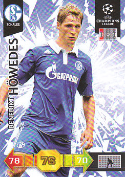 Benedikt Howedes Schalke 04 2010/11 Panini Adrenalyn XL CL #285
