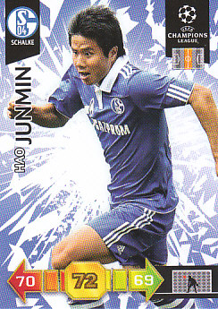 Hao Junmin Schalke 04 2010/11 Panini Adrenalyn XL CL #288