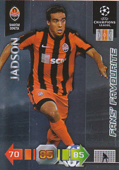 Jadson Shakhtar Donetsk 2010/11 Panini Adrenalyn XL CL Fan's Favourite #309