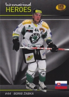 Boris Zabka Mlada Boleslav OFS Premium 2011 International heroes BLUE #8