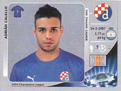 Adrian Calello Dinamo Zagreb samolepka UEFA Champions League 2012/13 #78