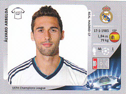 Alvaro Arbeloa Real Madrid samolepka UEFA Champions League 2012/13 #234