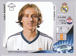 Luka Modric Real Madrid samolepka UEFA Champions League 2012/13 #239