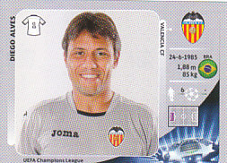 Diego Alves Valencia CF samolepka UEFA Champions League 2012/13 #391