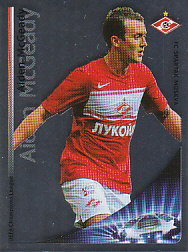 Aiden McGeady - Key Player Spartak Moscow samolepka UEFA Champions League 2012/13 #497