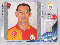 Umut Bulut Galatasaray AS samolepka UEFA Champions League 2012/13 #565