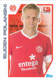 Eugen Polanski FSV Mainz samolepka Topps Bundesliga 2012/13 #201