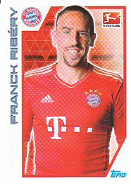 Franck Ribery Bayern Munchen samolepka Topps Bundesliga 2012/13 #237