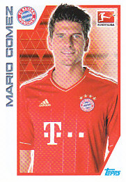 Mario Gomez Bayern Munchen samolepka Topps Bundesliga 2012/13 #239