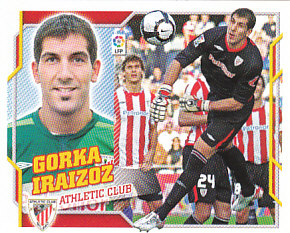 Gorka Iraizoz Athletic Bilbao samolepka Panini La Liga 2010/11 #33