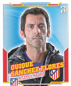 Quique Sanchez Flores Atletico Madrid samolepka Panini La Liga 2010/11 #62