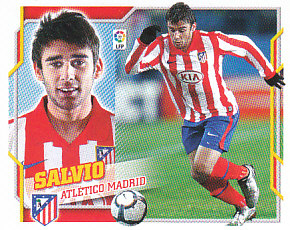Salvio Atletico Madrid samolepka Panini La Liga 2010/11 #80