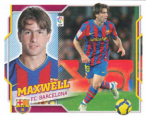 Maxwell FC Barcelona samolepka Panini La Liga 2010/11 #101