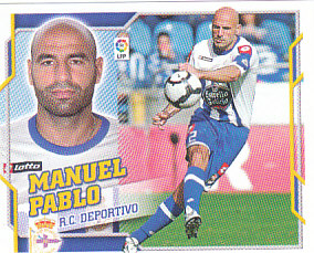 Manuel Pablo Deportivo La Coruna samolepka Panini La Liga 2010/11 #125
