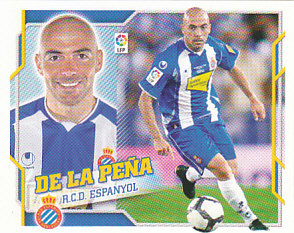 De la Pena Espanyol samolepka Panini La Liga 2010/11 #166