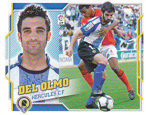 Del Olmo Hercules samolepka Panini La Liga 2010/11 #225
