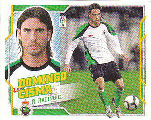 Domingo Cisma Racing Santander samolepka Panini La Liga 2010/11 #399