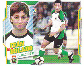 Ivan Bolado Racing Santander samolepka Panini La Liga 2010/11 #410