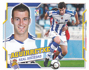 Aguirretxe Real Sociedad samolepka Panini La Liga 2010/11 #439