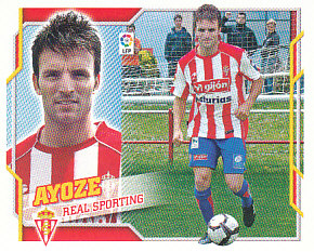 Ayoze Sporting Gijon samolepka Panini La Liga 2010/11 #496