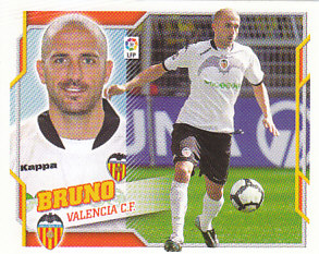 Bruno Saltor Valencia CF samolepka Panini La Liga 2010/11 #515