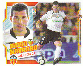 David Navarro Valencia CF samolepka Panini La Liga 2010/11 #520