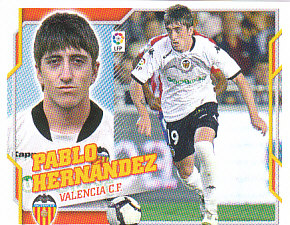 Pablo Hernandez Valencia CF samolepka Panini La Liga 2010/11 #527