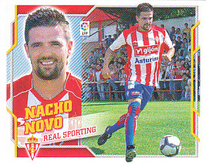 Nacho Novo Sporting Gijon samolepka Panini La Liga 2010/11 #633