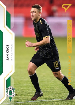 Jan Krob Jablonec SportZoo FORTUNA:LIGA 2020/21 2. serie Gold Limited /99 #300