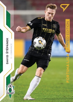 David Stepanek Jablonec SportZoo FORTUNA:LIGA 2020/21 2. serie Gold Limited /99 #302