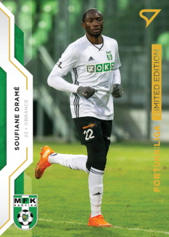 Soufiane Drame Karvina SportZoo FORTUNA:LIGA 2020/21 2. serie Gold Limited /99 #335