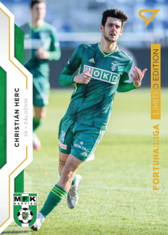 Christian Herc Karvina SportZoo FORTUNA:LIGA 2020/21 2. serie Gold Limited /99 #338