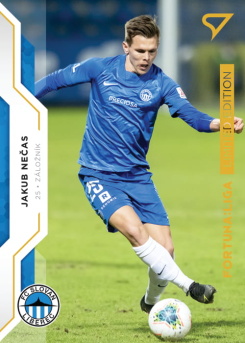 Jakub Necas Liberec SportZoo FORTUNA:LIGA 2020/21 2. serie Gold Limited /99 #278