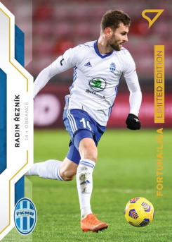 Radim Reznik Mlada Boleslav SportZoo FORTUNA:LIGA 2020/21 2. serie Gold Limited /99 #309