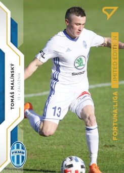 Tomas Malinsky Mlada Boleslav SportZoo FORTUNA:LIGA 2020/21 2. serie Gold Limited /99 #312