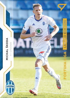 Michal Skoda Mlada Boleslav SportZoo FORTUNA:LIGA 2020/21 2. serie Gold Limited /99 #315