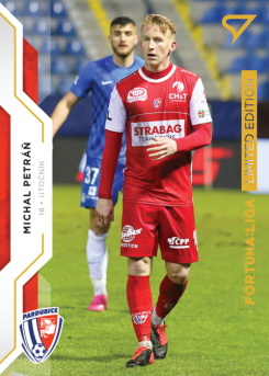 Michal Petran Pardubice SportZoo FORTUNA:LIGA 2020/21 2. serie Gold Limited /99 #324