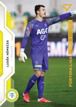 Ludek Nemecek Teplice SportZoo FORTUNA:LIGA 2020/21 2. serie Gold Limited /99 #325