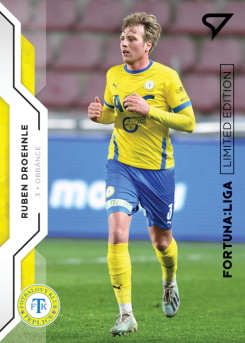 Ruben Droehnle Teplice SportZoo FORTUNA:LIGA 2020/21 2. serie Black Limited /19 #326