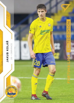 Jakub Kolar Zlin SportZoo FORTUNA:LIGA 2020/21 2. serie Gold Limited /99 #264