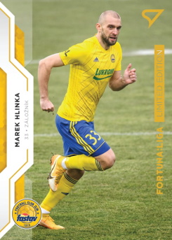 Marek Hlinka Zlin SportZoo FORTUNA:LIGA 2020/21 2. serie Gold Limited /99 #266