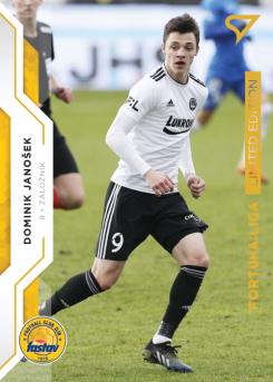 Dominik Janosek Zlin SportZoo FORTUNA:LIGA 2020/21 2. serie Gold Limited /99 #268