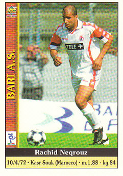 Rachid Neqrouz Bari Mundicromo Calcio 2001 #34