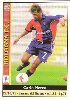 Carlo Nervo Bologna Mundicromo Calcio 2001 #63