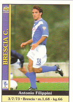 Antonio Filippini Brescia Mundicromo Calcio 2001 #86