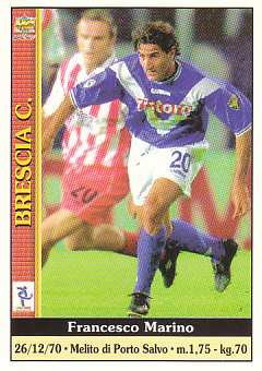 Francesco Marino Brescia Mundicromo Calcio 2001 #95
