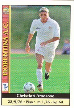 Christian Amoroso Fiorentina Mundicromo Calcio 2001 #109